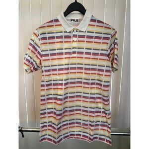 NWOT Men’s Vintage Old Stock Striped Multicolor Polo Size US 40 Medium